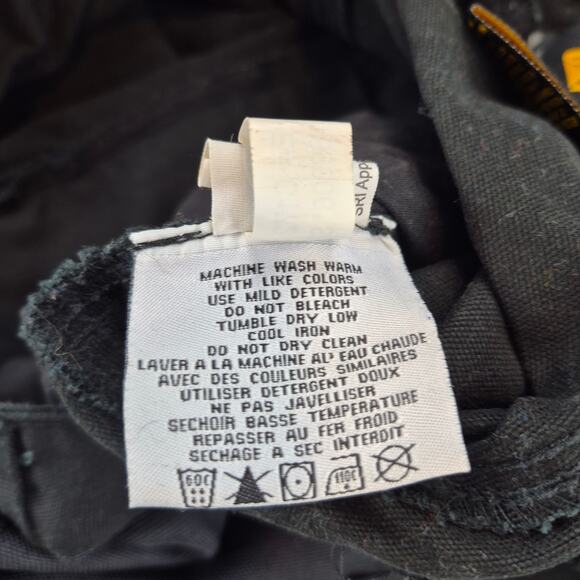 Caterpillar Work Pants Mens 32x32 Black Utility Cargo CAT Trademark C172 Pants - Picture 10 of 12